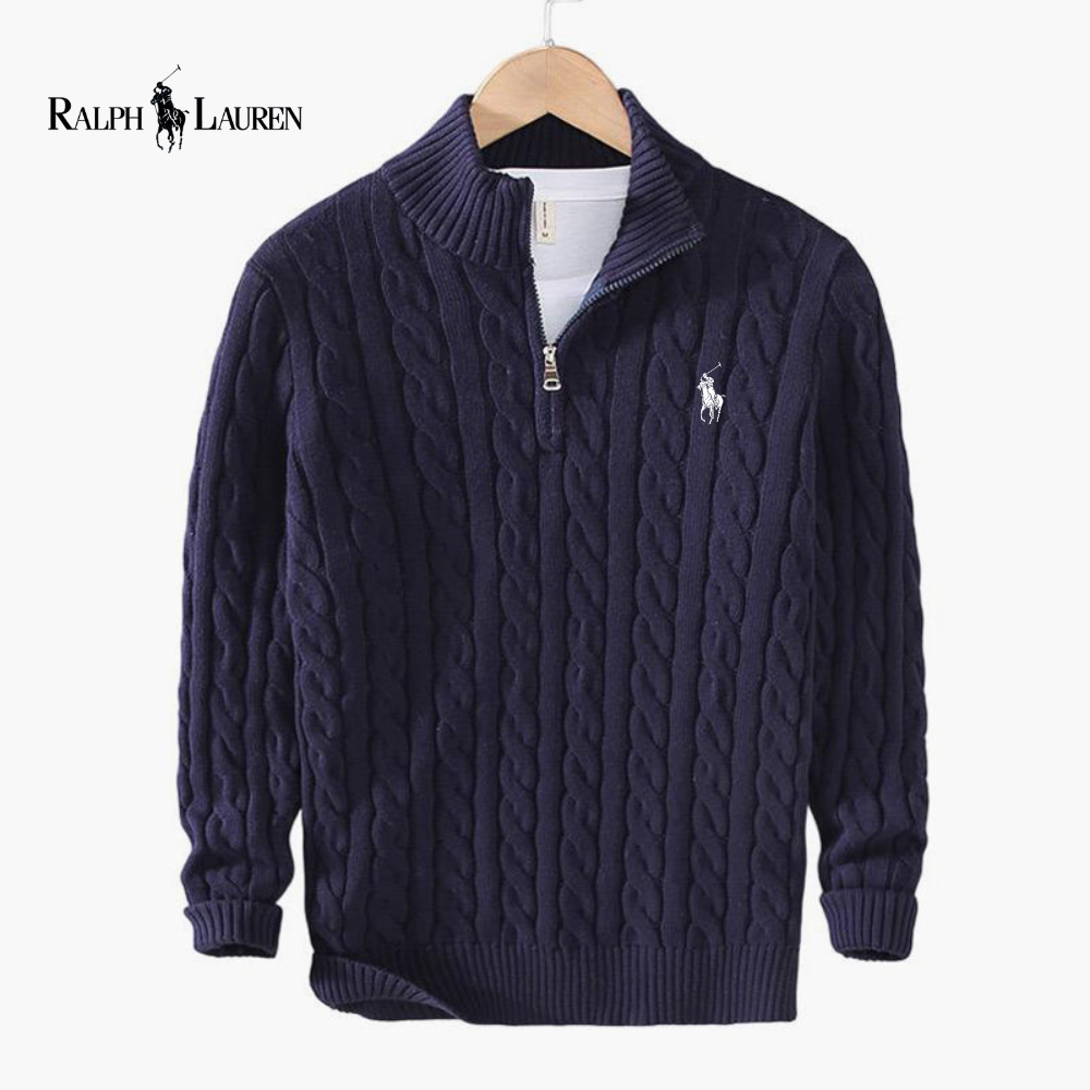ᏒᎪᏞᏢᎻ ᏞᎪՍᏒЕΝ - Pullover mit halbem Reißverschluss