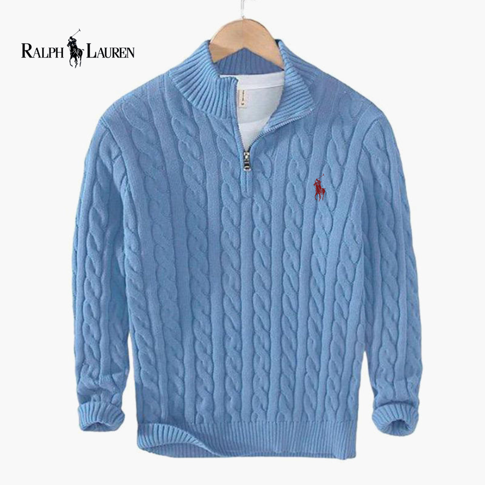 ᏒᎪᏞᏢᎻ ᏞᎪՍᏒЕΝ - Pullover mit halbem Reißverschluss