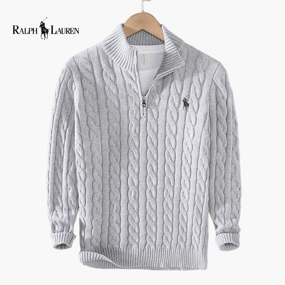 ᏒᎪᏞᏢᎻ ᏞᎪՍᏒЕΝ - Pullover mit halbem Reißverschluss