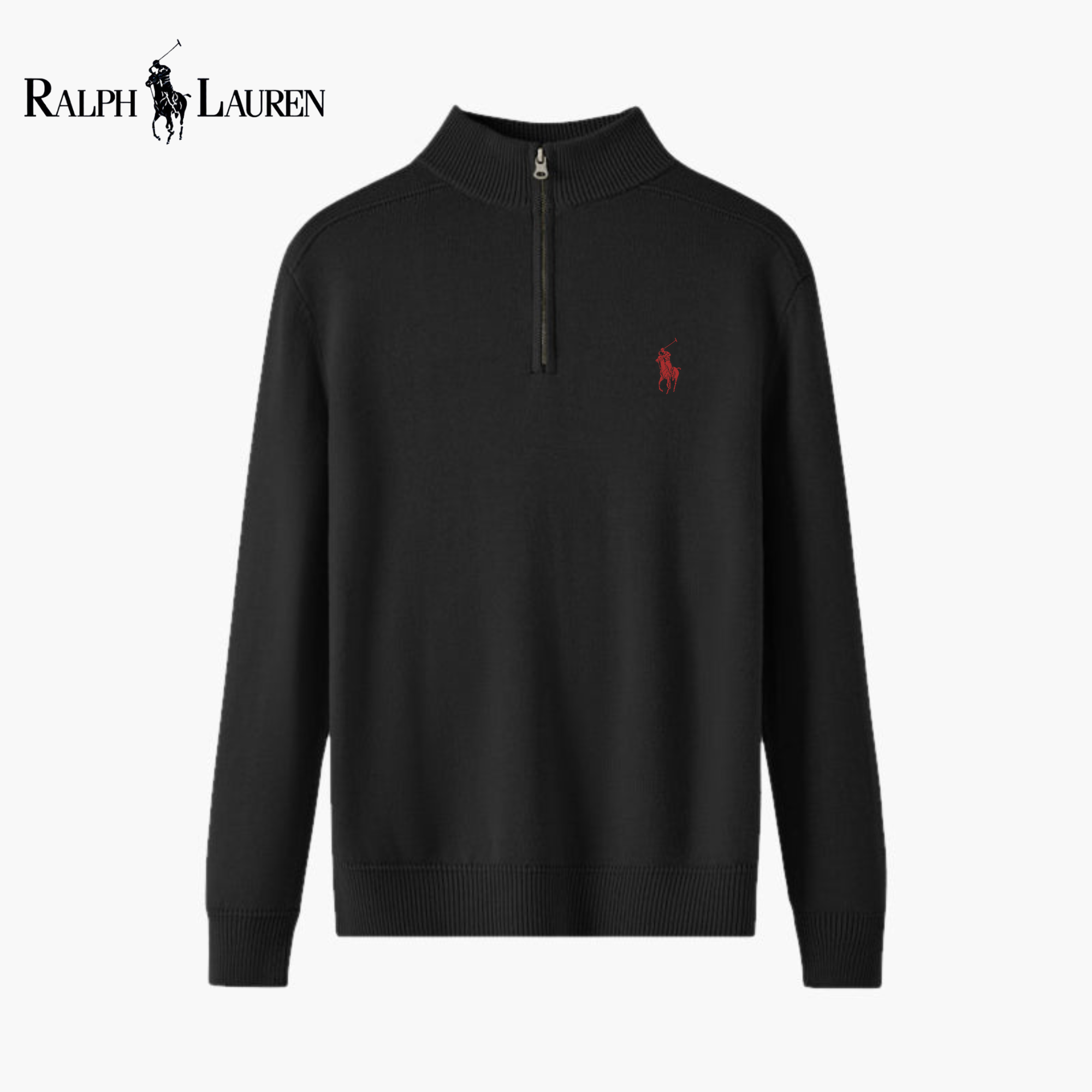 ᏒᎪᏞᏢᎻ ᏞᎪՍᏒЕΝ - Pullover mit halbem Reißverschluss