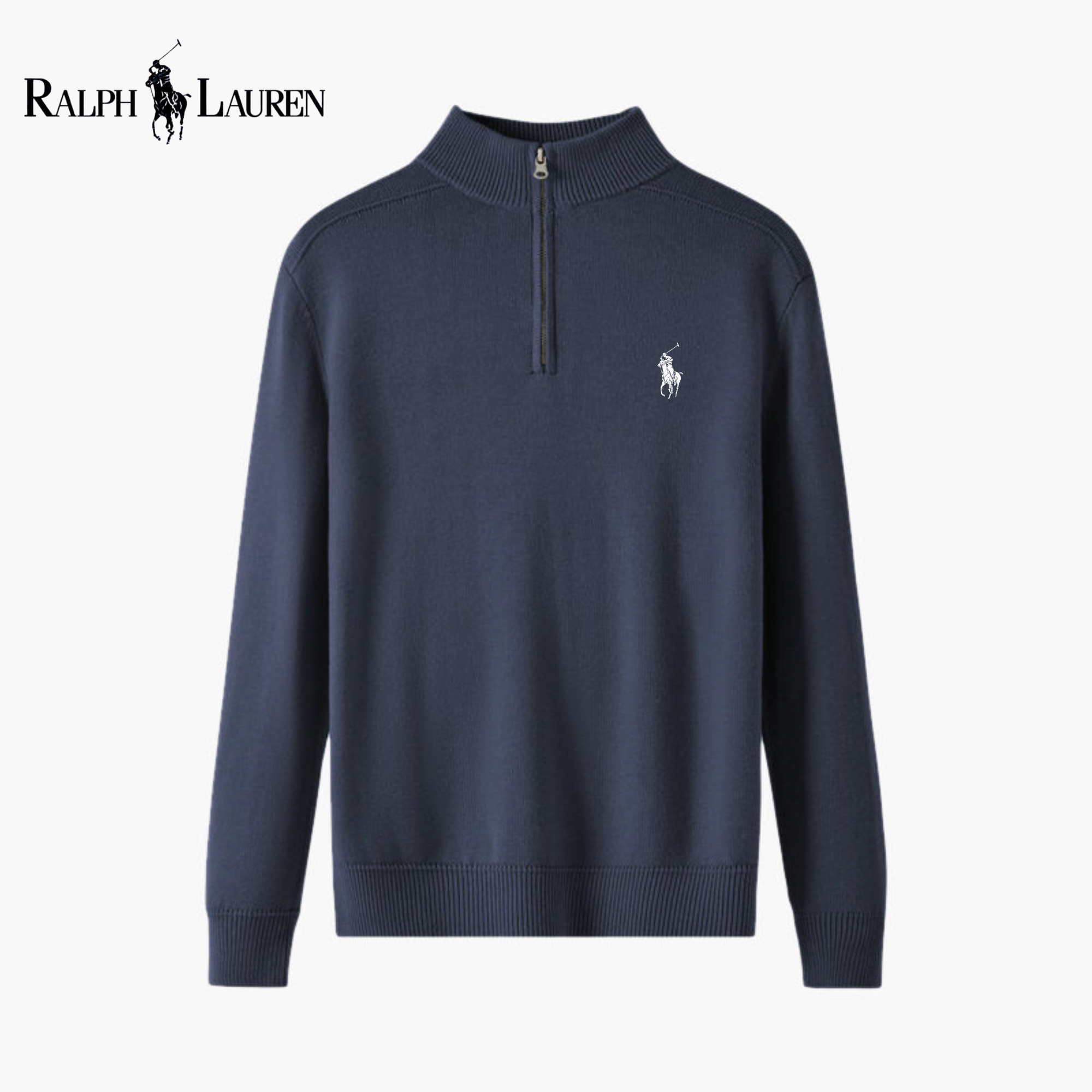 ᏒᎪᏞᏢᎻ ᏞᎪՍᏒЕΝ - Pullover mit halbem Reißverschluss