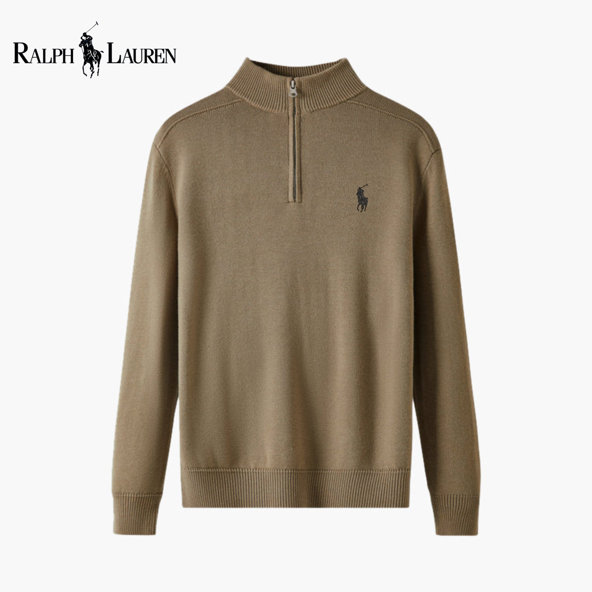 ᏒᎪᏞᏢᎻ ᏞᎪՍᏒЕΝ - Pullover mit halbem Reißverschluss