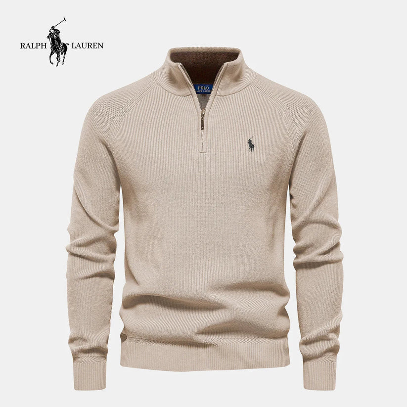 ᏒᎪᏞᏢᎻ ᏞᎪՍᏒЕΝ - Pullover mit halbem Reißverschluss