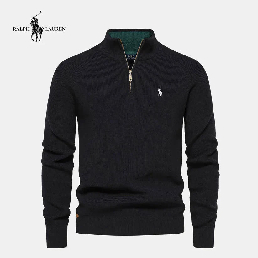 ᏒᎪᏞᏢᎻ ᏞᎪՍᏒЕΝ - Pullover mit halbem Reißverschluss