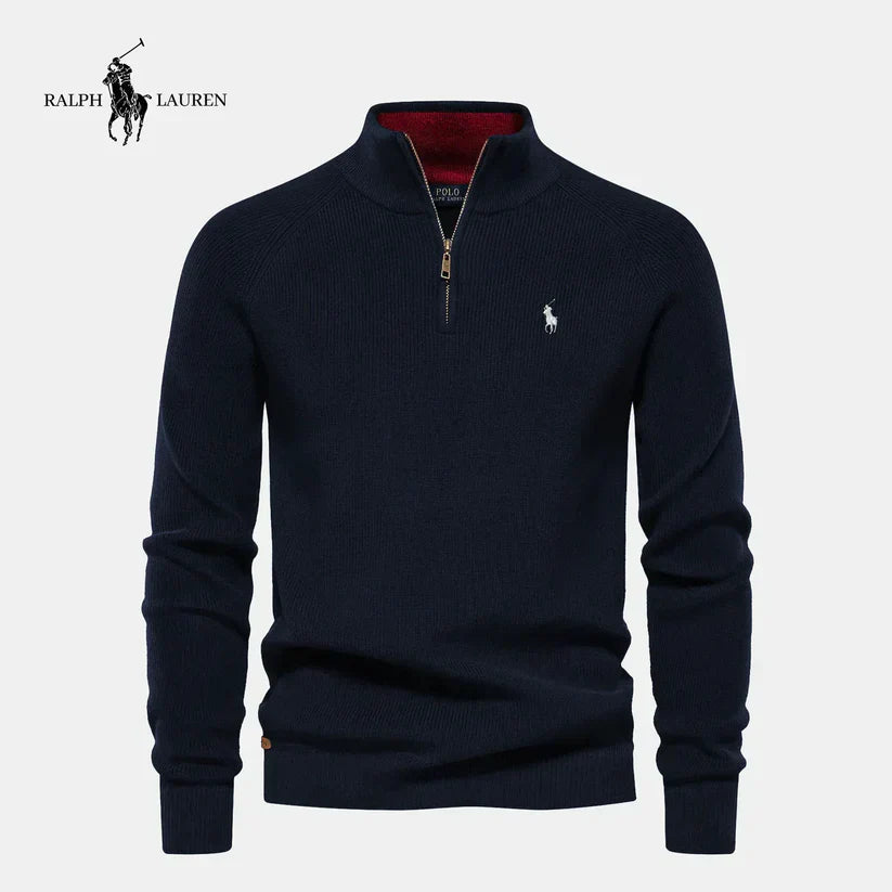 ᏒᎪᏞᏢᎻ ᏞᎪՍᏒЕΝ - Pullover mit halbem Reißverschluss