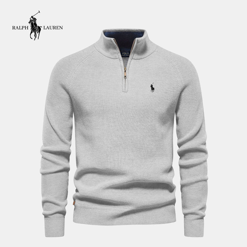 ᏒᎪᏞᏢᎻ ᏞᎪՍᏒЕΝ - Pullover mit halbem Reißverschluss