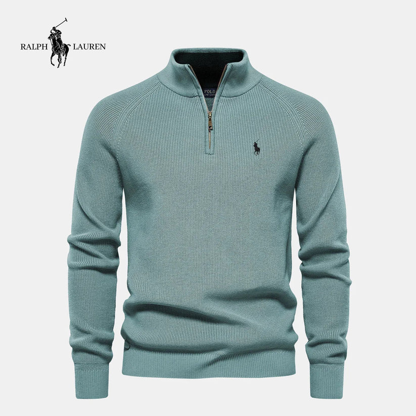 ᏒᎪᏞᏢᎻ ᏞᎪՍᏒЕΝ - Pullover mit halbem Reißverschluss